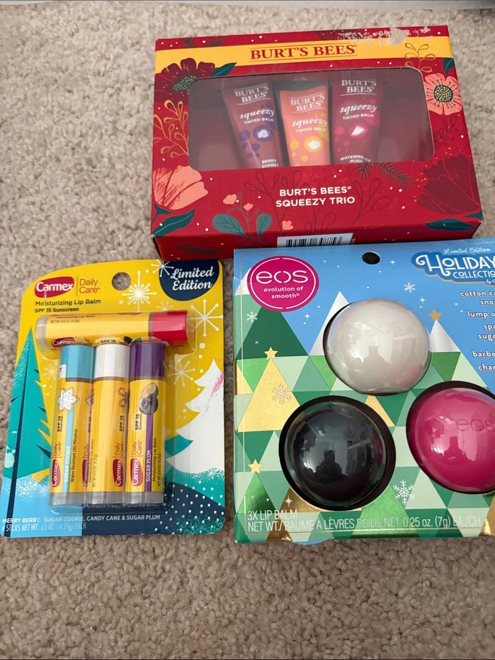Burt’s Bees EOS Carmex Lip Bundle